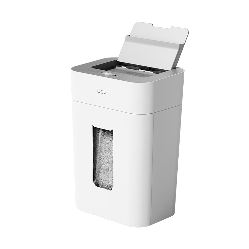Deli Automatic Paper Shredder, 100 Sheets, 30 Minutes Continuous Shredding, 4-Level Confidentiality, Large Powerful Office-Specific Document Shredder, 18L Tray-Style GA805