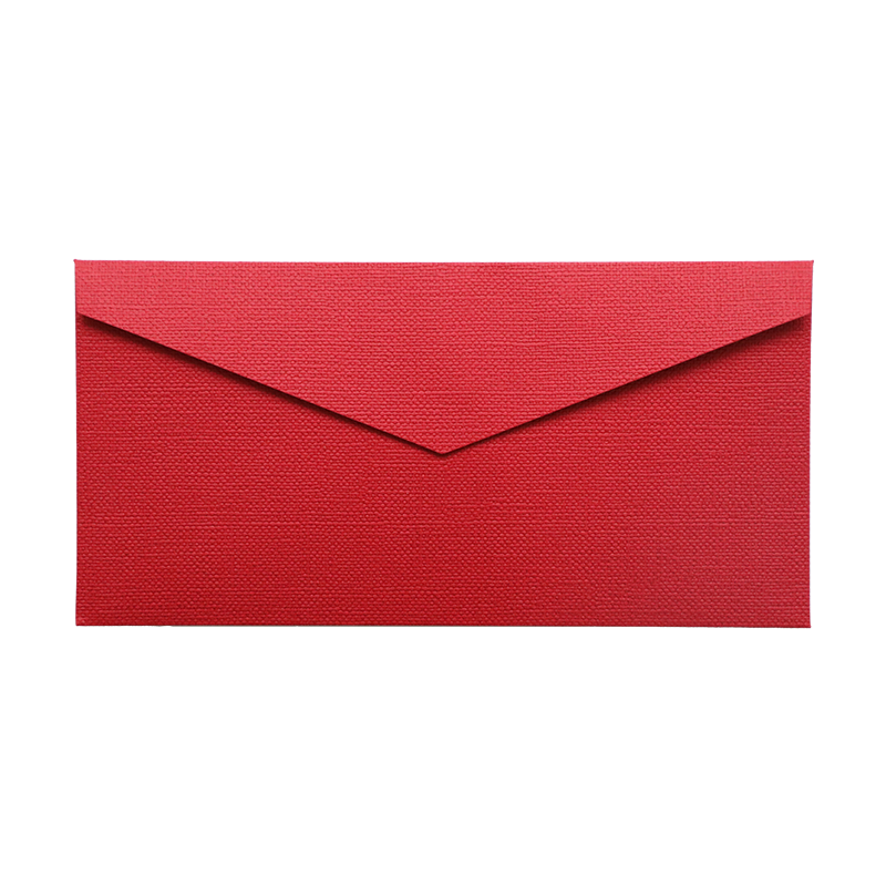 Befon Red Envelopes for Mid-Autumn Festival And National Day, Simple Elegant High-Quality Invitation Cards And Greeting Cards for Weddings, Red Envelopes for Boys And Girls, Linen Texture Envelopes, Set of 6, 8020