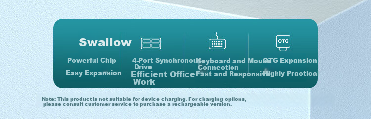 UNITEK USB 3.0 Hub, 4-Port Expansion Dock with Type-C Power Port, for Laptops And Desktop Computers, One-To Adapter for Keyboard, Mouse, USB Drive, 0.3 Meters 2