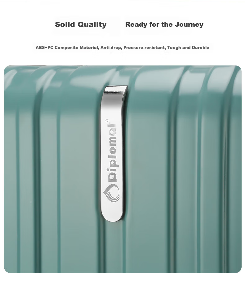 Diplomat Fashion Expandable Carry-On Luggage Suitcase for Men And Women, Travel Case with Password Lock And Trolley Handle TC-61012 2