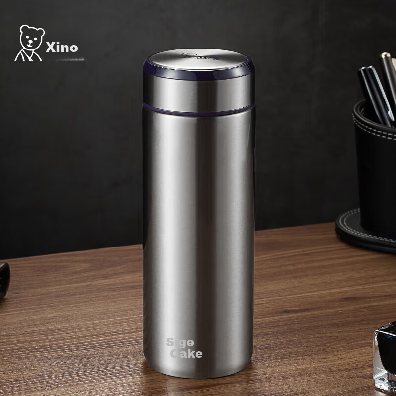 Heenoor Insulated Mug for Men, Stainless Steel Tea Cup, Business Office Car Water Bottle, Holiday Gift XN-5608A