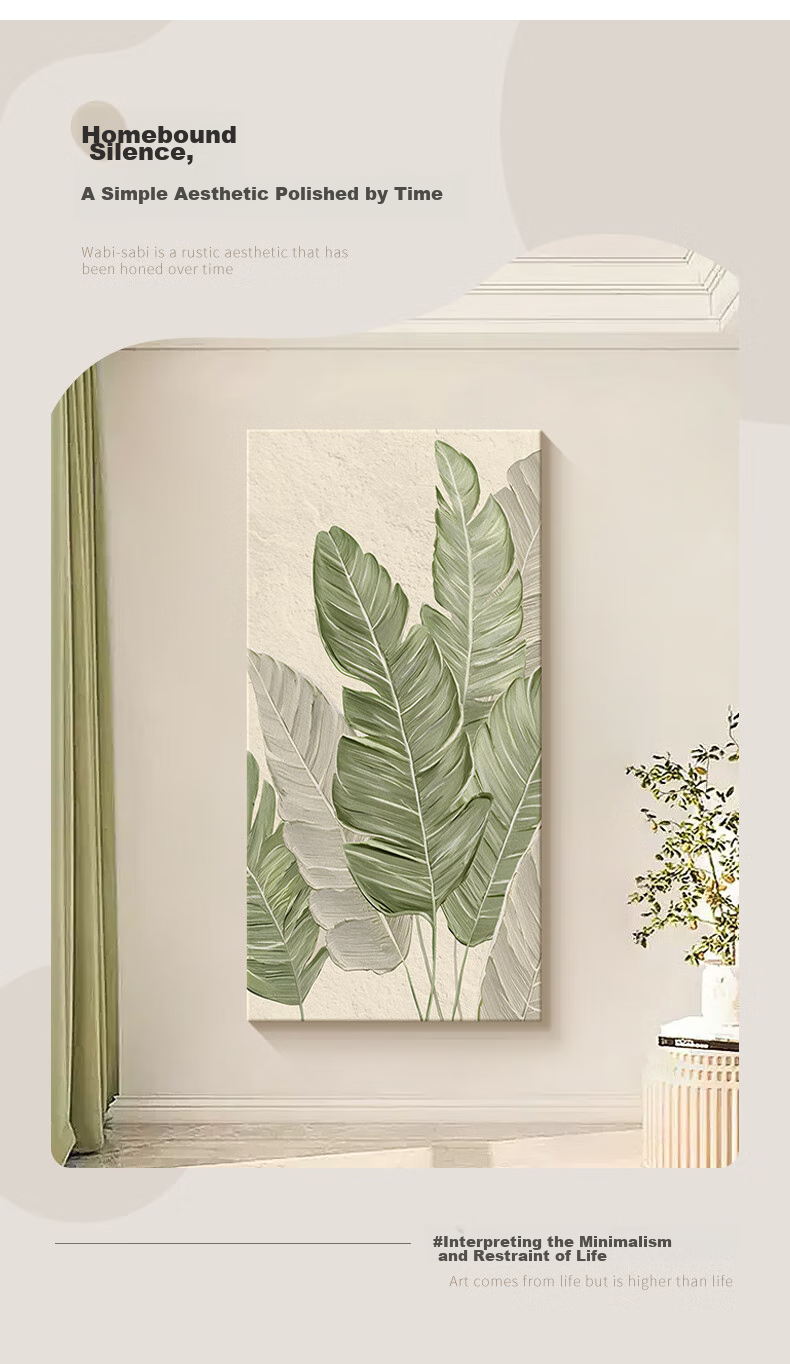 Haojiubujian, Jizhaokinshan Living Room Decorative Painting, Landscape Painting, Simple And Elegant Sofa Background Wall Hanging Picture, 2025 New Style Mural 11