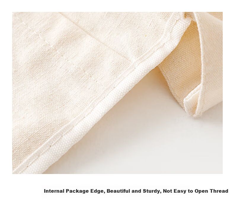 Baicaoyuan Canvas Bag, Tote Bag, Shopping Bag, Fabric Bag, Handbag, Eco-Friendly Bag, Storage Bag, Letter M 14