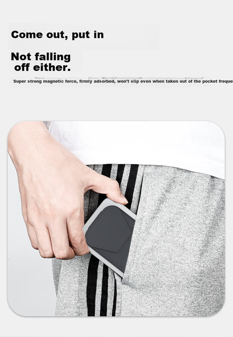 VRIG MG-22 Magnetic Magsafe Phone Holder Foldable Rotatable Multifunctional Travel Stand Compact Convenient Desktop Clip Compatible with iPhone 17 2