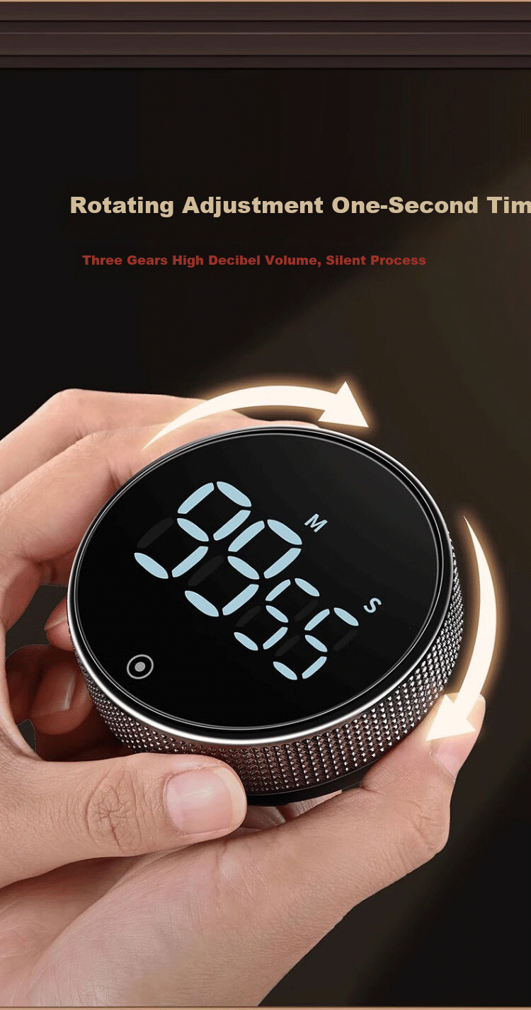 PAKCHOICE Kitchen Timer, Electronic Visual Timer, Magnetic Multi-Functional Time Management Tool for Children And Students 3