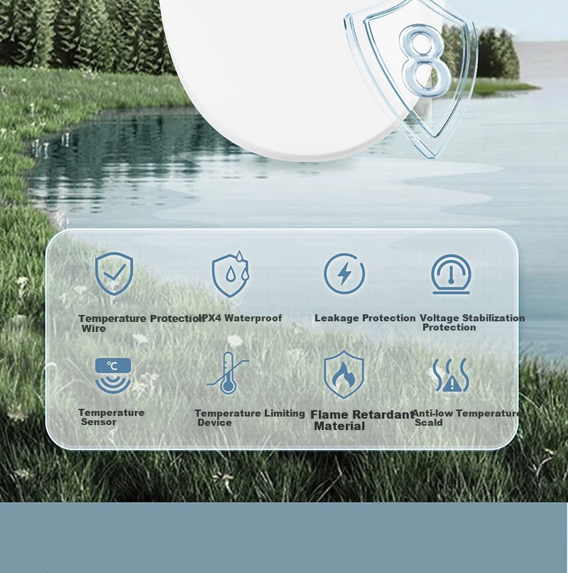 Panasonic Smart Cover, Instant Heating, Intelligent Temperature Control, Drying And Night Light Model P21 22