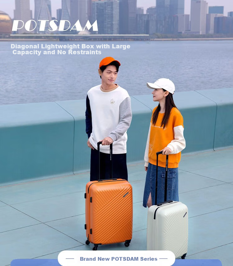 AMERICAN TOURISTER Luggage, 20-Inch Trolley Suitcase, Large Capacity, Student Travel Case, Stylish Password Lock, TV7 Gree 1