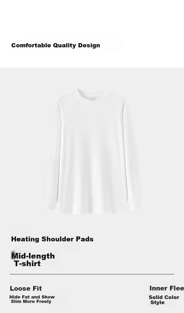 Semir Women's Loose-Fit Long-Sleeve T-Shirt, Thermal Pure Color Autumn And Winter Fleece Top 109725101002 4