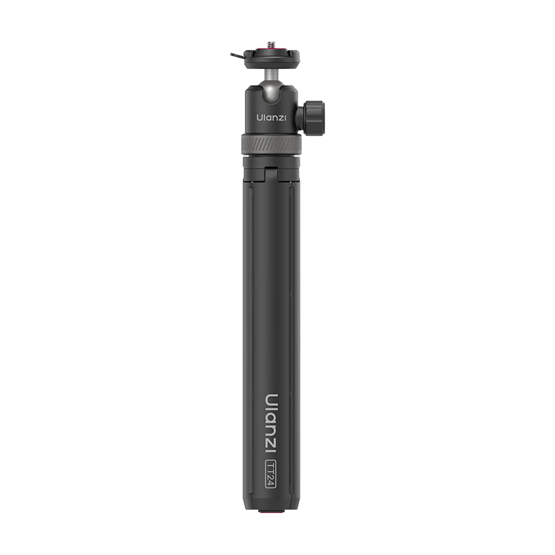 Ulanzi TT24 Floor Pop-up Selfie Stick with CKA Quick Release Plate Tripod 1/4 Inch Interface Stabilizer Selfie Stick Backpack Clip for Action Camera Mirrorless Camera Quadruple Tripod