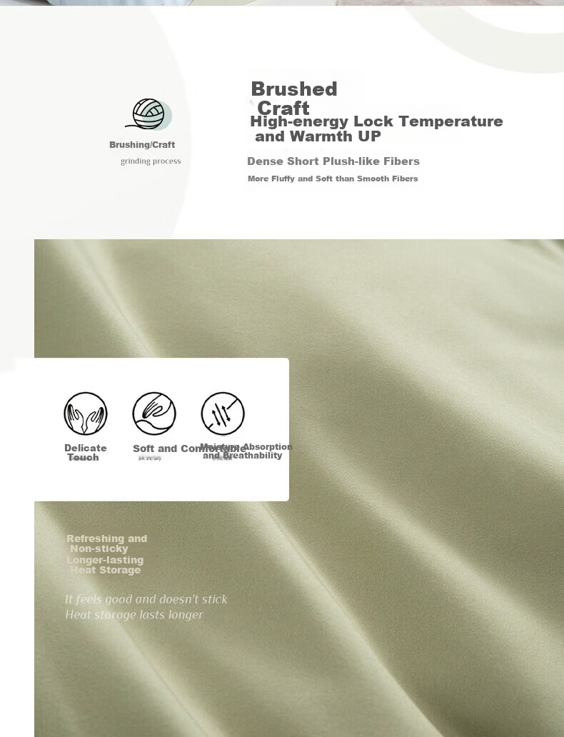 Shuixingjiafang All-Polyester Brushed Four-Piece Bedding Set - Nansheng Zhiyi 200x230cm/set 3