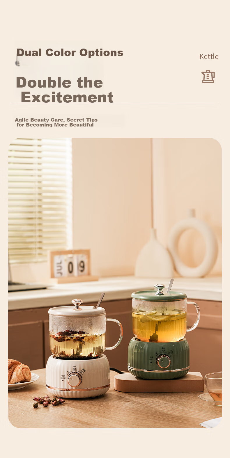 Xinyimanman Mother's Day Gift, Practical Souvenir, Health Pot, Electric Stew Cup, Birthday Gift for Women, Nurse's Day Gift, Present for Employees 17