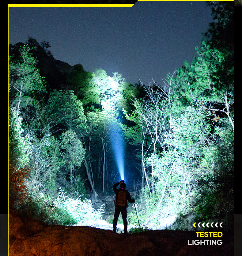 PHILIPS Headlamp High Brightness Long Battery Life Fishing Mountaineering Sea Hunting Mining Outdoor Head-Worn Light 7