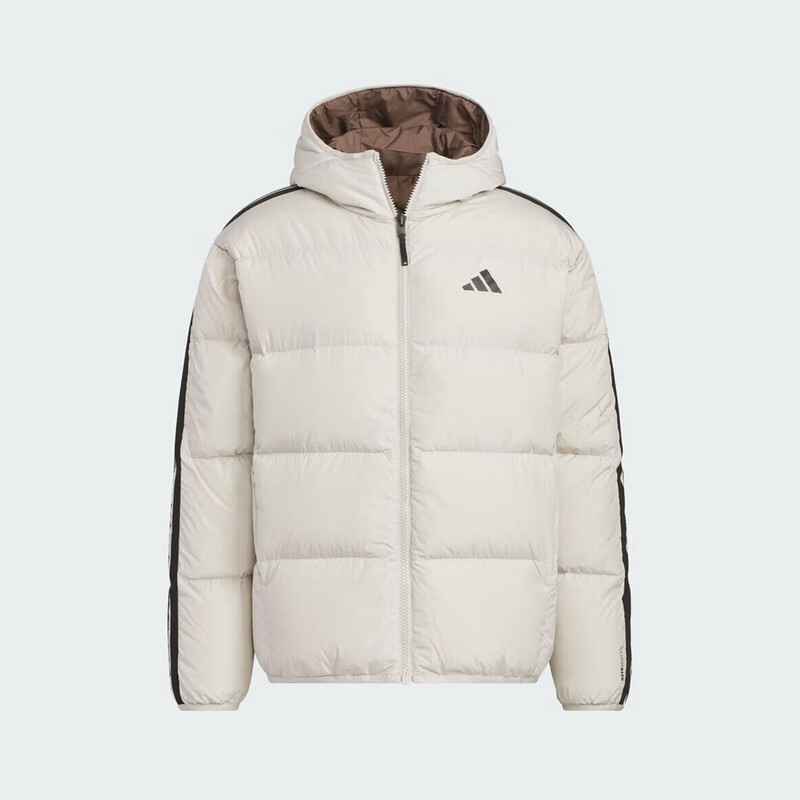 Adidas Men's Sports Style Series 3S RVSB D JKT Short Down Jacket KC2492 Earth Brown L 5