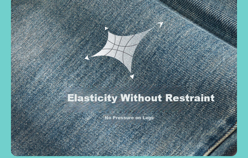 ESE-Y Straight-Leg Jeans for Women, New Spring 2025 Wide-Leg Trousers, Vintage Blue, Size 25 11