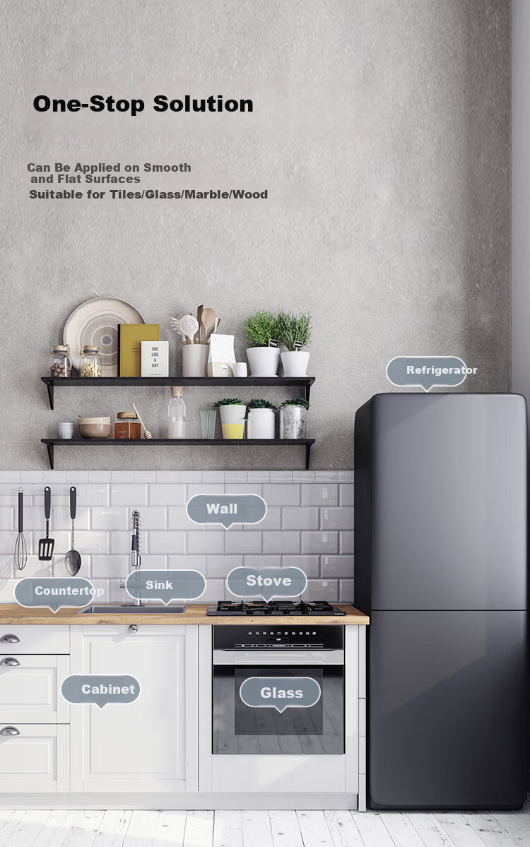 JD Original Self-Adhesive Kitchen Oil-Proof Sticker, Range Hood Stove Wall Protection Film, 0.6*5 Meters 3