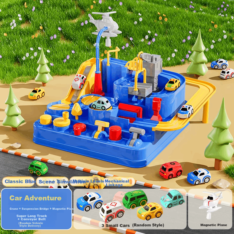 Детский игровой трек Miaobeile для мальчиков и девочек от 3-6 лет, парковочный трек, подарок на Новый год