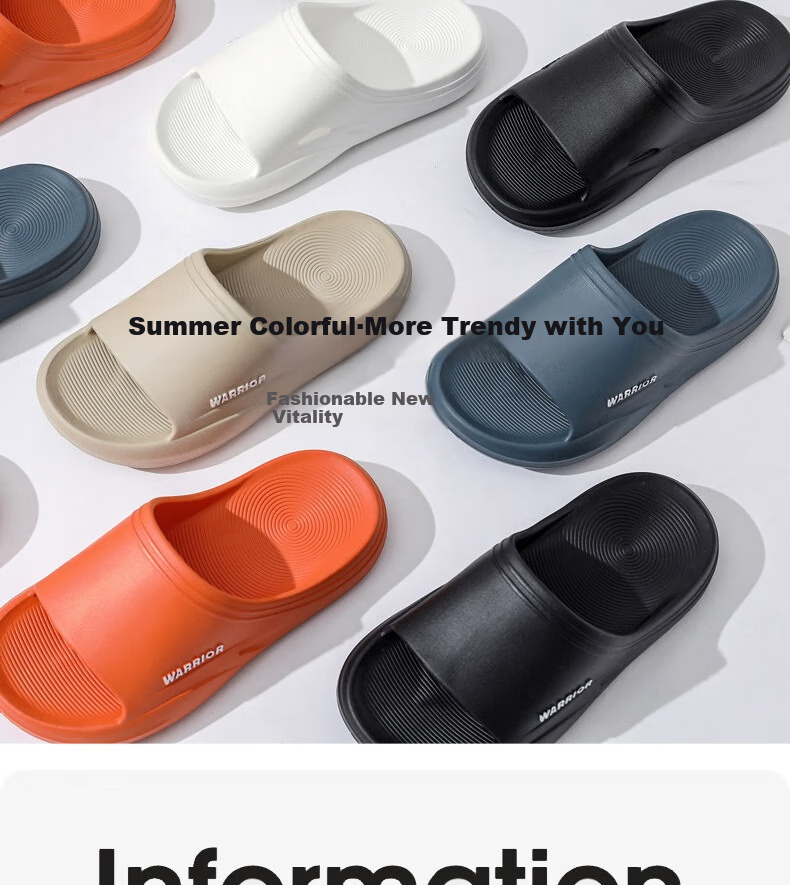 Huili Men's Slippers, Sports Bathroom Indoor And Outdoor Wear, Non-Slip Thick-Soled Sandals, HL0273 Black Size 46-47 5