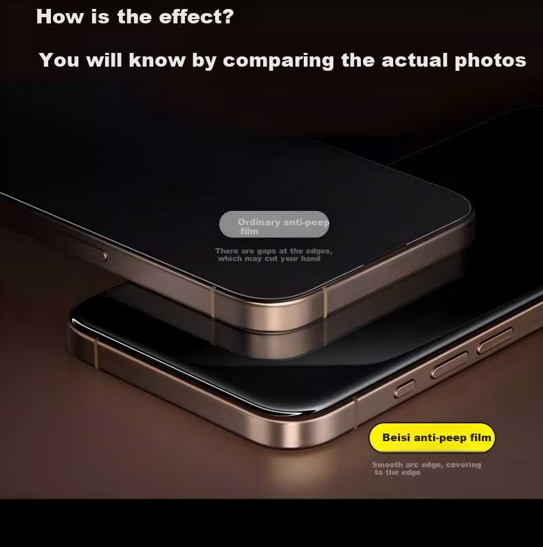 BASEUS [360° Privacy Screen Protector] for IPhone 17/16 Pro Tempered Glass Film, Anti-Peeping Film for Apple 17/16 Pro, Shatterproof Anti-Fingerprint Dust-Free Quick Installation Protective Film 10
