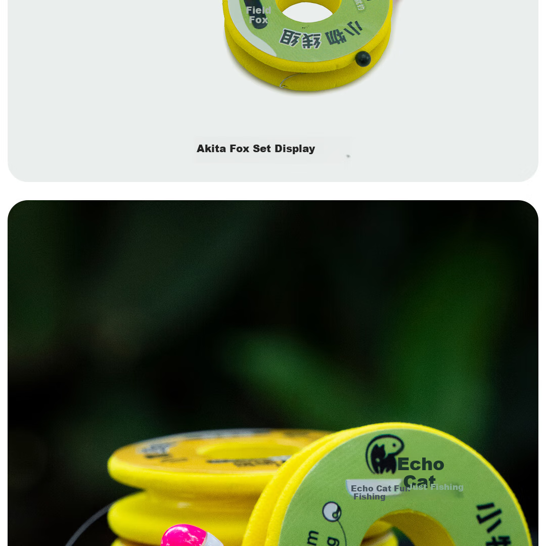 Xiangmao Fishing Line Set for Small Bait, Baition Carp Fishing Hook Line, Small Bait Float Set, Finished Product Stream Fishing Line Set 18