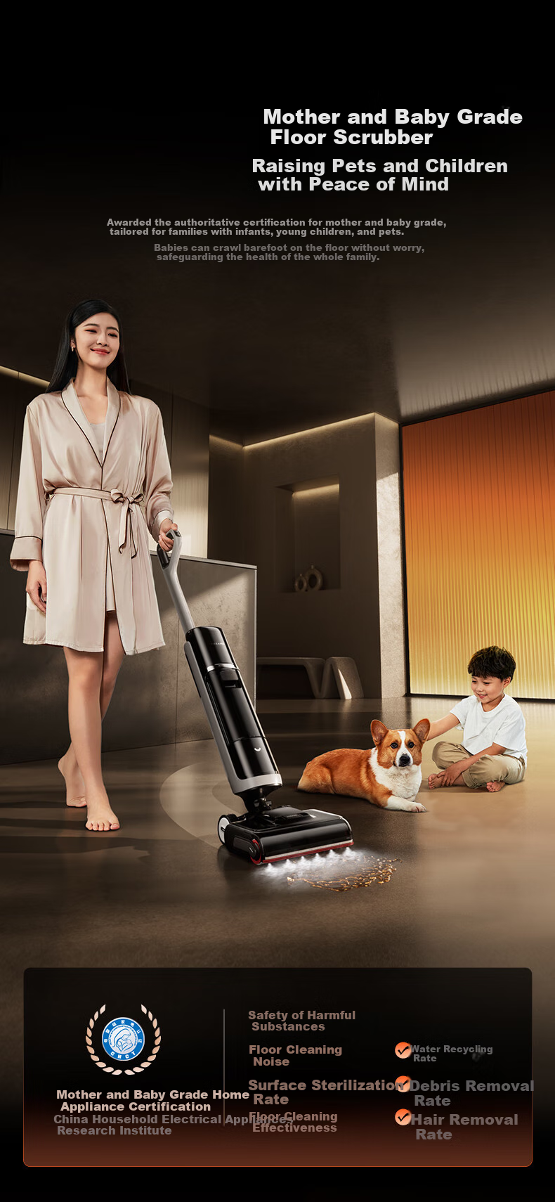 Zhuimi [Price Protection 618] Steam Mop Explorer H60Ultra Series [High Temperature 380°C Steam] All-In Automatic Cleaning Mop Robot with Washing Functio 22