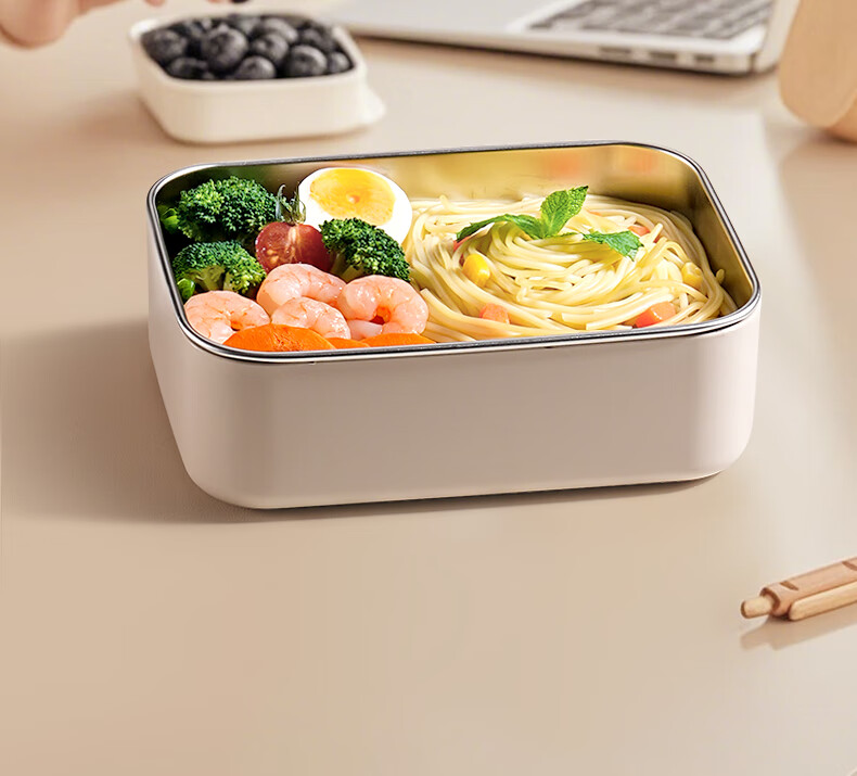Ymer Stainless Steel Lunch Box Microwaveable Fresh-Keeping Bento Box for Office Workers [Visible Glass Large Double-Compartment] 23