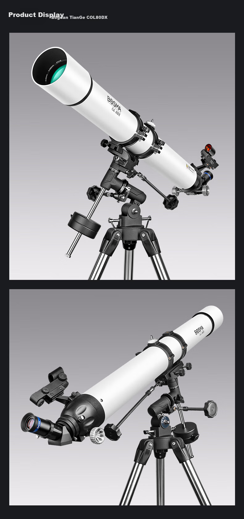 BOSMA Tianchen 90DX Evolution Edition Astronomical Telescope, Professional High-Magnification High-Definition Large-Aperture Telescope for Children's Science Education And Stargazing Beginners 25