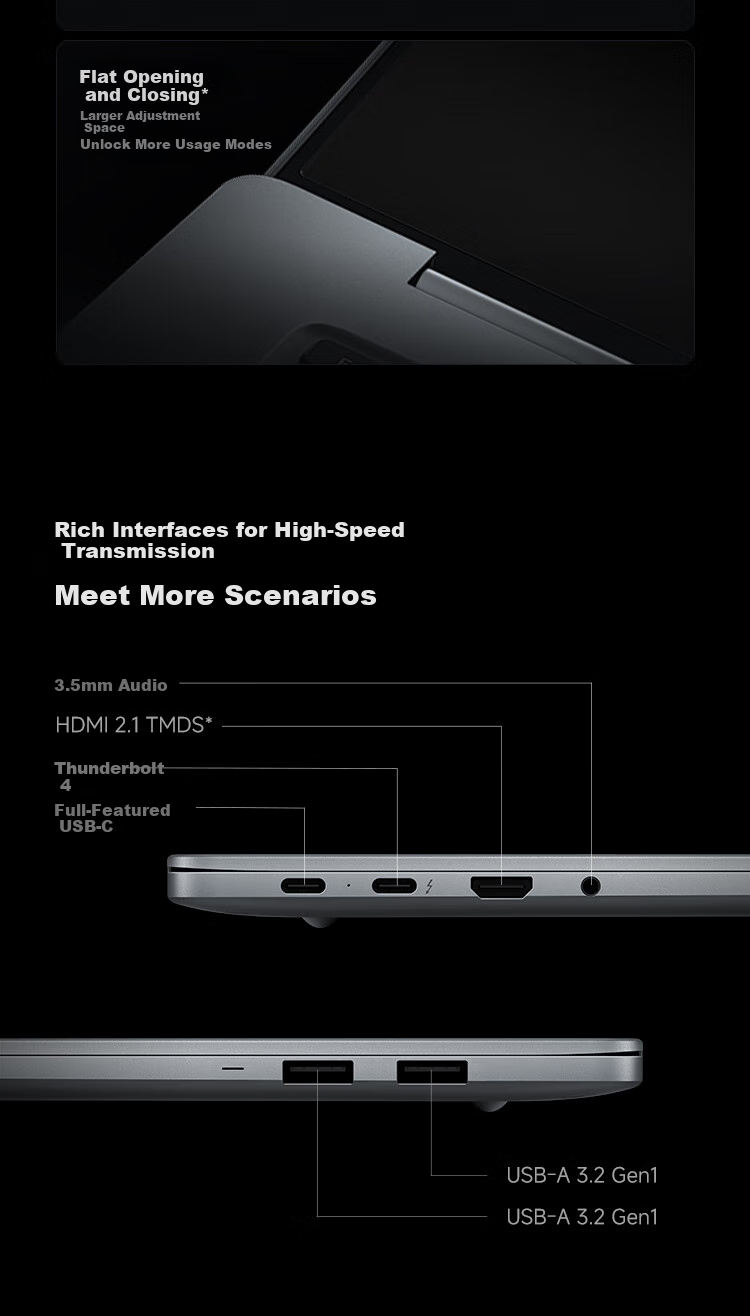 MI Notebook Redmi Book Pro 16 Thin And Light Laptop Core Ultra7 32GB 1TB 3.1K Student And Office Laptop 6