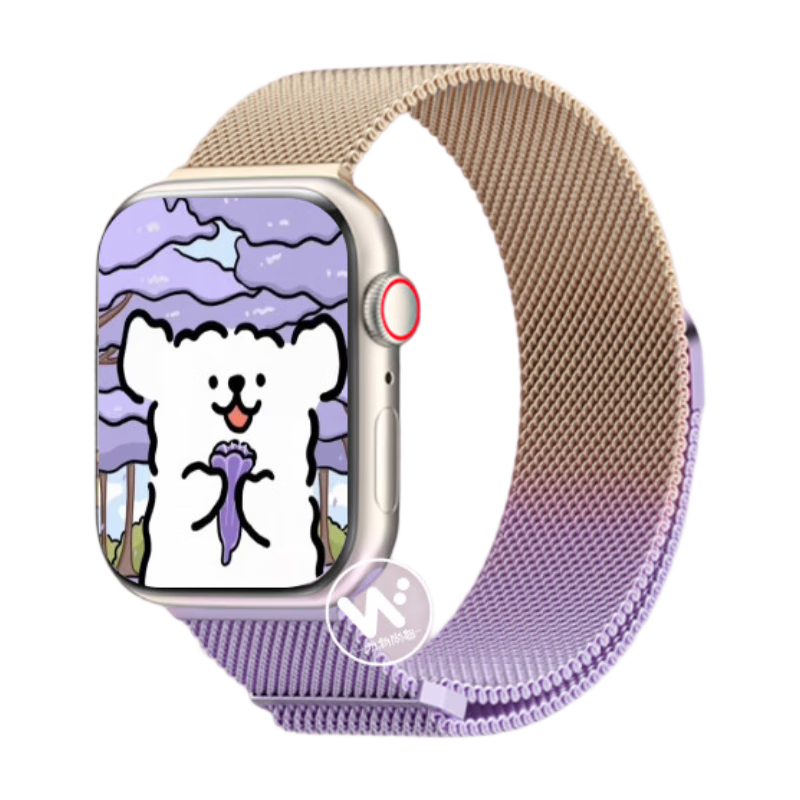 Watchbond Compatible with IWatch S11/S12 Watch Band, Magnetic S10 for Apple Watch Ultra 4/3 Milanese Loop, S9, S8, S7/S6 Metal 46mm Men's Style