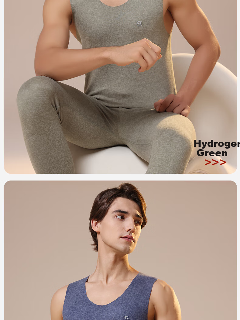 MiiOW down And Silk Thermal Vest for Men, German Down Seamless Heat-Generating Underwear, New Product for 25 Years, Autumn And Winter Inner Wear Base Layer Top 19