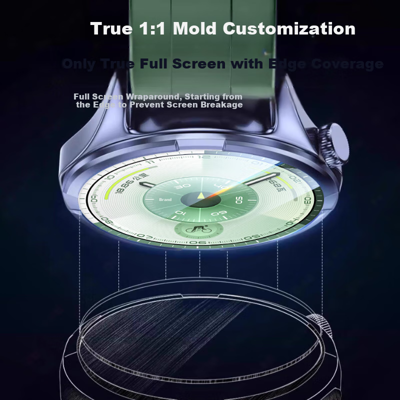 Защитное стекло Stiger для Huawei Watch GT6 46 мм, комплект из 2 штук