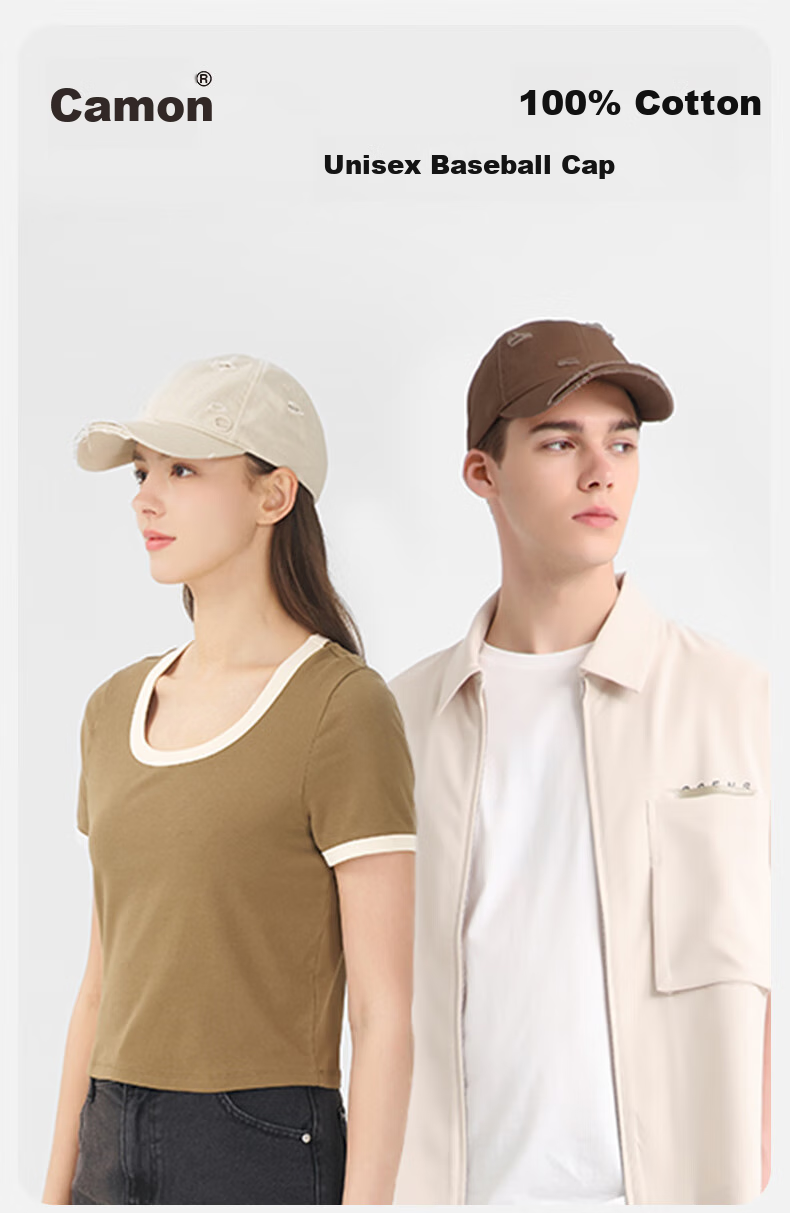 Kenmont Four Seasons All-Cotton Hole Sun Protection Baseball Cap, Couple Style, Soft Top Sun Visor Cap, Casual Versatile km-6078 1