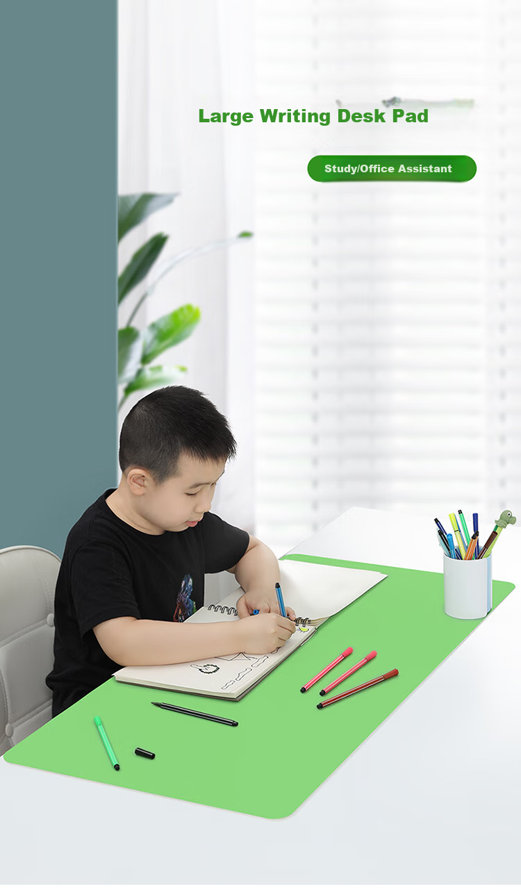 BUBM Desk Mat, Children's Study Pad, Home Student Writing Desk Pad, Computer And Office Desk Mat, Anti-Dirt Mouse Pad, Extra Large Thick, 70*35cm, Pink Small Size 1