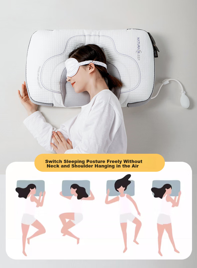 Grace Adult Sleep Pillow, Adjustable Air Cushion Pillow, Home Neck Support Pillow Core, Cervical Pillow 11