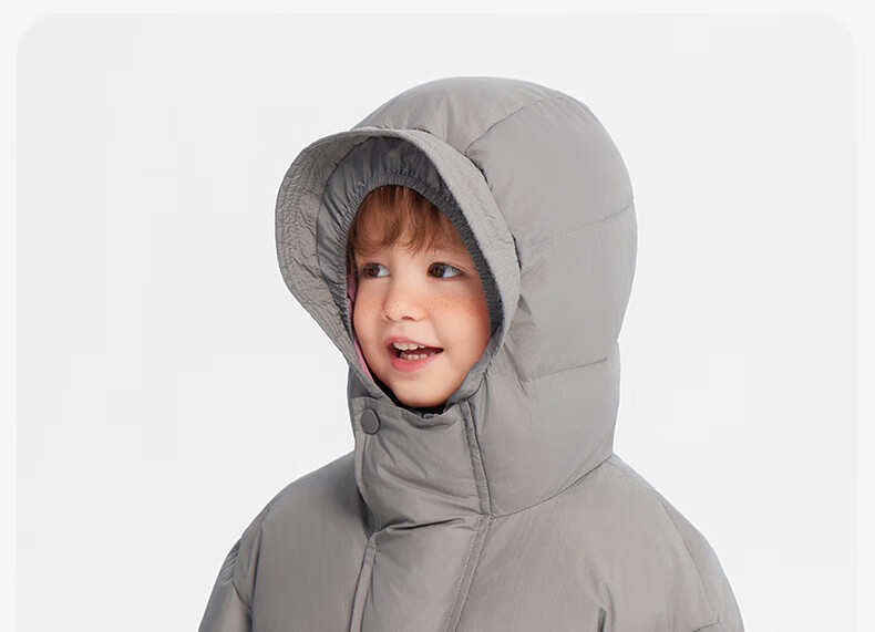 Ciciibear Baby Down Jacket Unisex Kids Winter Thickened Extreme Cold Warm Puffer Coat with Three-Proof Technology 2