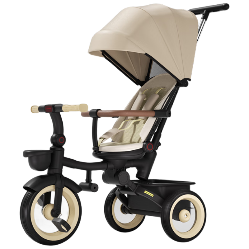 ANGI BABY Kids Tricycle Baby Pedal Bike Multifunctional Lightweight Foldable Stroller