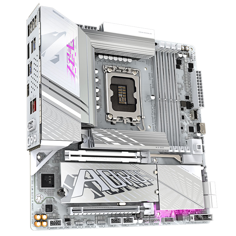 GIGABYTE Bingdiao Z890M AORUS ELITE WIFI7 ICE DDR5 Motherboard, Supports Intel CPU Ultra 265K 285K 270K PLUS LGA 1851