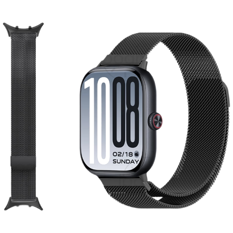 Iboann Milanese Metal Magnetic Stainless Steel Watch Band Strap for vivo/iQOO WATCH GT 2 Starlight Sport Unisex Accessories