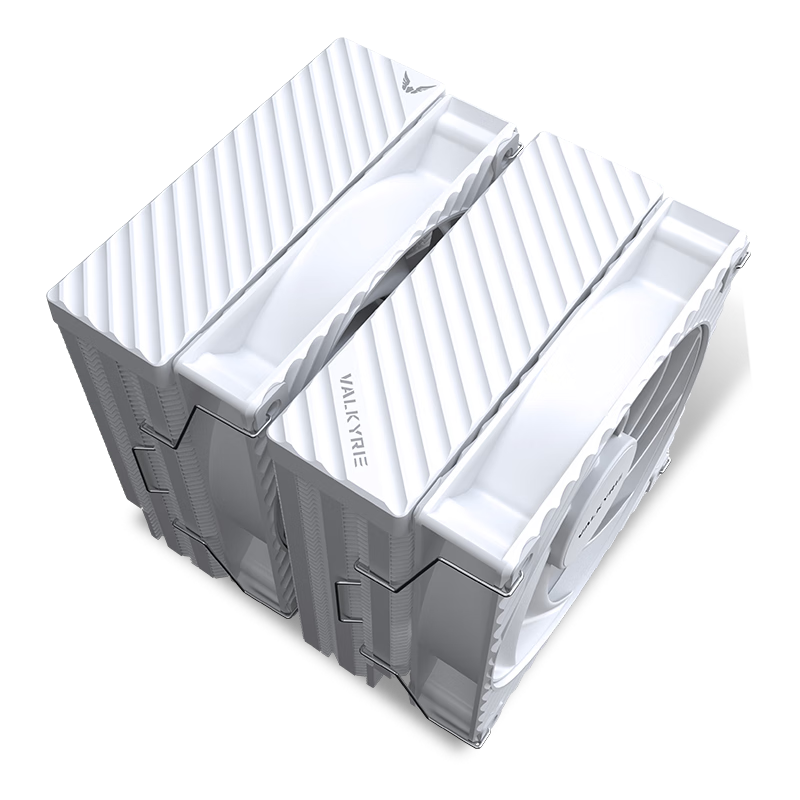 VALKYRIE DQ125 WHITE VK CPU Air Cooler Dual Tower Inverse Gravity 6 Heatpipe Direct Touch Supports LGA1700/1851 AM5