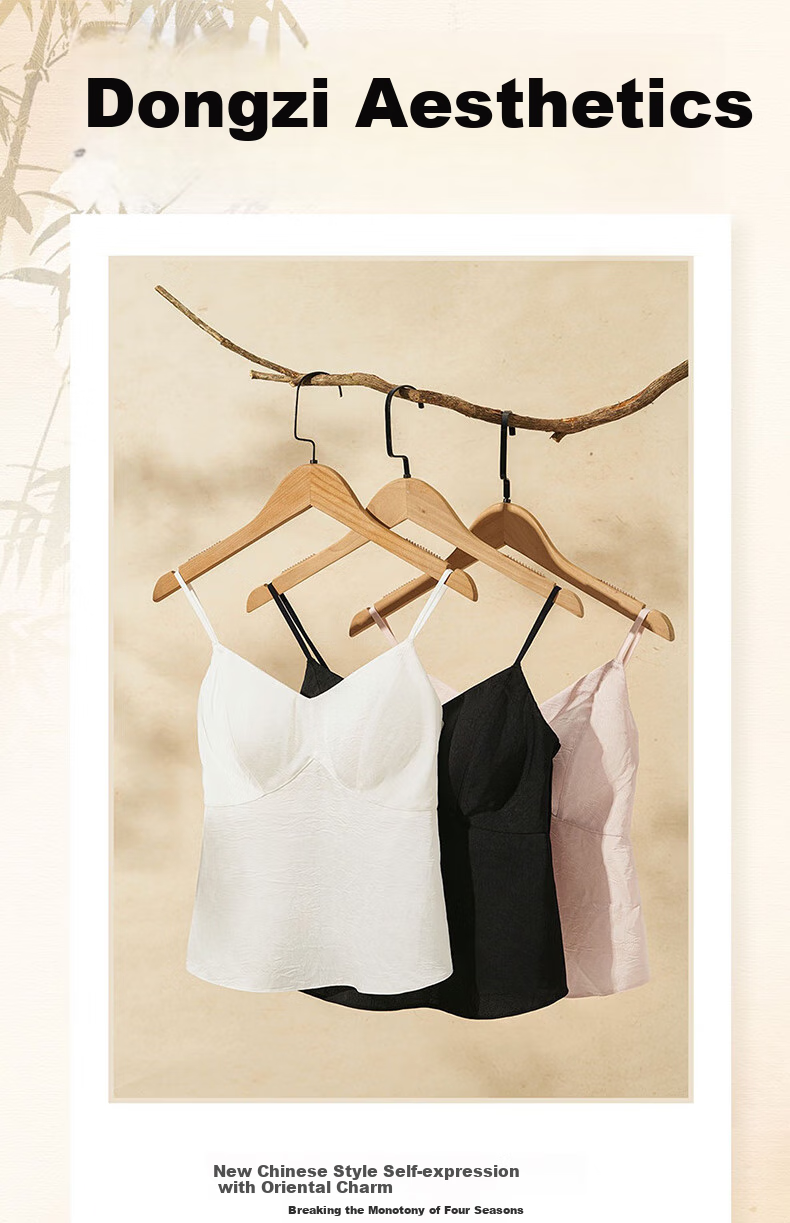 GRACEWELL Camisole Tank Top for Women, Built-In Bra with Padding, Thin Straps, Beautiful Back Design, No Need to Wear Bra, Can Be Worn As Outerwear Or Inner Layer 11