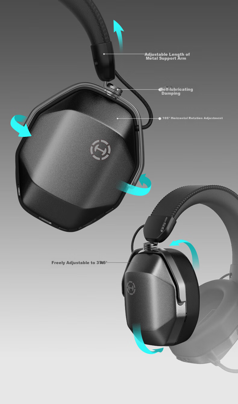 EDIFIER HECATE G5 MAX Wireless Edition, 2.4G Wired Bluetooth Quad-Mode THX Sound Headphones, Gaming E-Sports Computer Dedicated, Delta FPS PUBG White 17