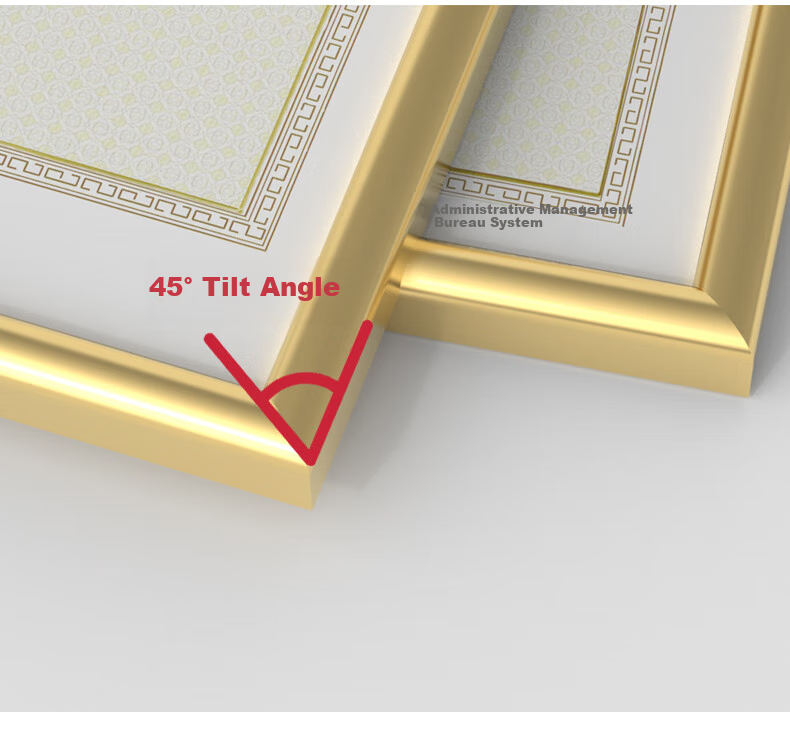 Youbili A3 Certificate Frame, Photo Frame, Plastic Certificate Frame, A3 Business License Frame, Commercial And Tax Registration Certificate Frame, Horizontal And Vertical Document Frame, Rosewood Color 5063A 5