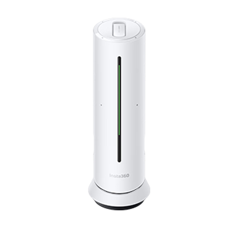 Insta360 Wave AI Omnidirectional Microphone Video Conference Speaker 360° 5m Pickup Intelligent Noise Reduction Wireless/Bluetooth/USB Plug and Play (Dynamic White)
