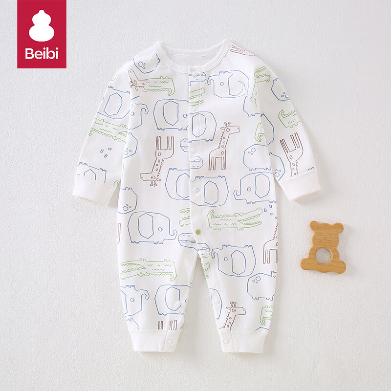Baby Infant Cotton Romper Spring Autumn Newborn Long Sleeve Bodysuit Four Seasons