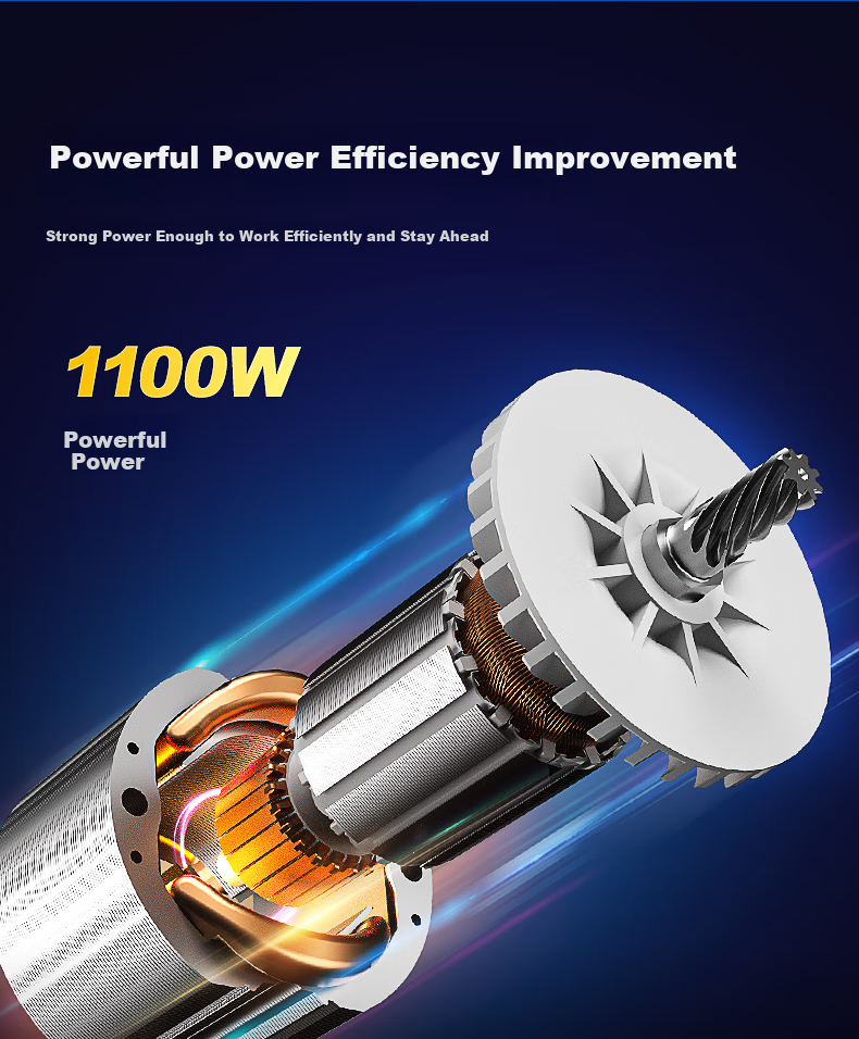 Dongcheng 1100W Rotary Hammer And Pick DZC1100-28 Impact Drill with Safety Clutch, Concrete Drill, Industrial Grade 2