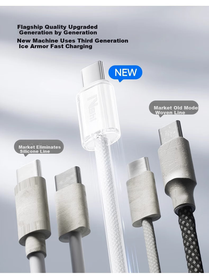Nengshi Apple 15/16 Charging Cable, Dual-Head Type-C Fast Charging Data Cable, IPhone 16/15 Pro Max Phone USB-C Car Fast Charging Cable, 2 Meters 6