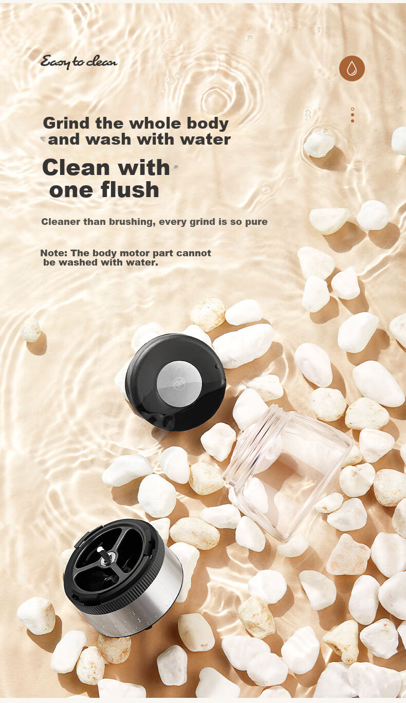 SIMELO Electric Coffee Grinder, Home Use Coffee Bean Grinder, Portable Hand-Cranked Coffee Machine, Mid-Autumn Festival Gift 10