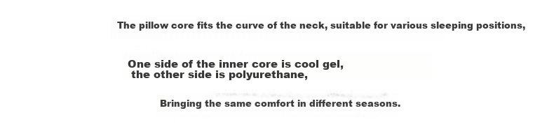 MUJI [EC Limited] Polyurethane Reversible Slow Rebound Cooling Low Pillow 40×64×7~10cm 3
