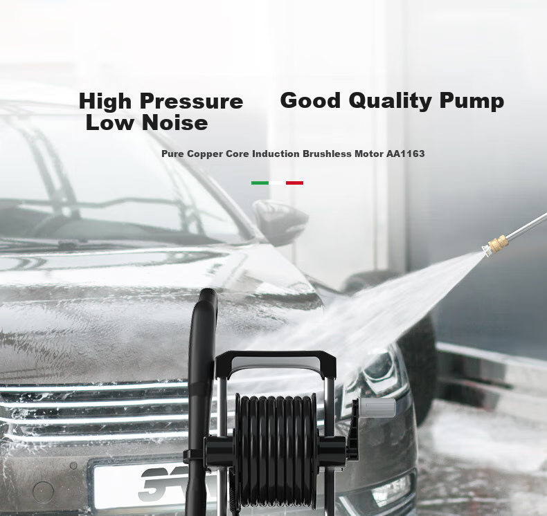 3AAA High-Pressure Car Washer, High-Pressure Water Gun for Cleaning Courtyard, Powerful Cleaning Machine, Floor Washing Water Gun, Garden And Villa Washing Machine 3