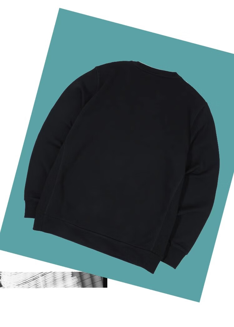 LI-NING Men's Sports Sweatshirt Crew Neck Loose Fit Long Sleeve Comfortable Simple Fashionable Versatile Sportswear 3