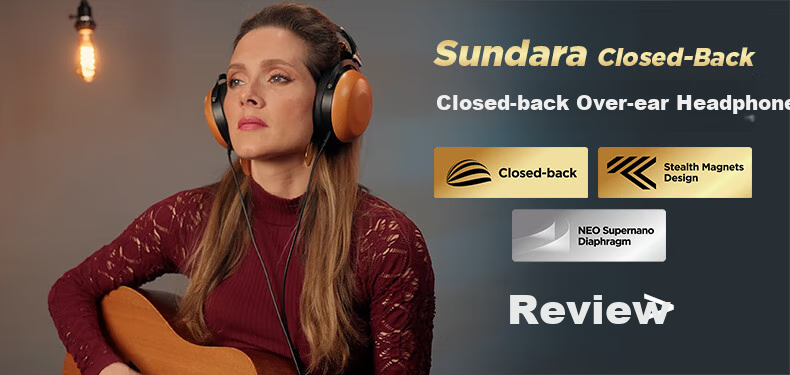 HIFIMAN SUNDARA-C Invisible Magnetic Closed Planar Diaphragm HIFI Headphones for Computer Music And Gaming 1